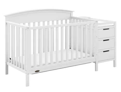 Miniatura 16 de Graco Benton - Cuna convertible 5 en 1 con cajón, certificado GREENGUARD Gold, se convierte de cuna de bebé a cama infantil, sofá cama y cama