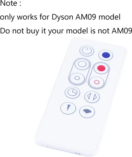 Miniatura 2 de Control remoto adecuado para Dyson AM09 Hot Cool Fan (olny funciona para el modelo Dyson AM09) no incluye batería