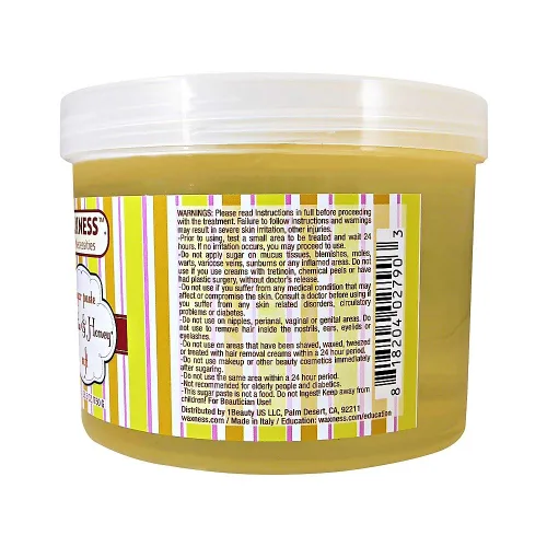 Miniatura 3 de Waxness Pasta de azúcar suave totalmente natural, 1.6 lb (750 g) - Pasta de azúcar para técnica manual y de tiras, miel y propóleos, uso