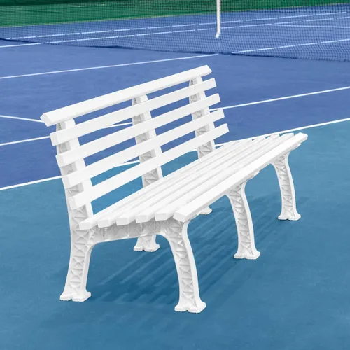 Miniatura 16 de Vermont Banco de cancha de tenis - 3 y 4 plazas Estándar o sin respaldo (estándar, negro, 3 plazas)