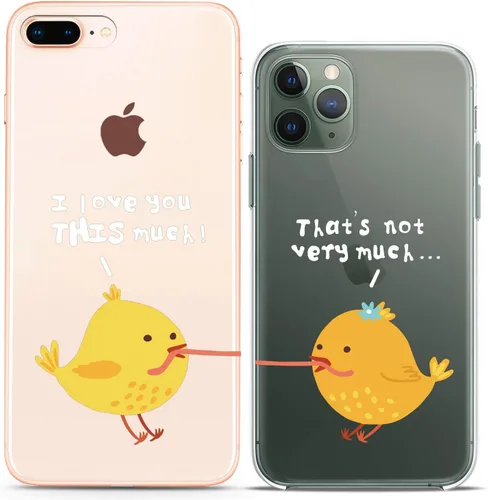 Miniatura 10 de Fundas a juego para parejas compatibles con iPhone 16 15 14 13 12 11 Pro Max Mini Xs X 6s 8 Plus 7+ Xr 10 SE 5 Doxie Dog Paw Pattern Cute Art Mate