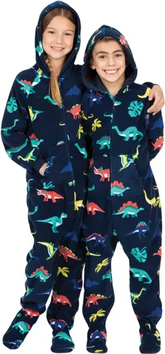 Miniatura 4 de Footed Pajamas - Mameluco familiar con capucha a juego Suéteres de una pieza para niños, niñas, hombres, mujeres y mascotas Unisex