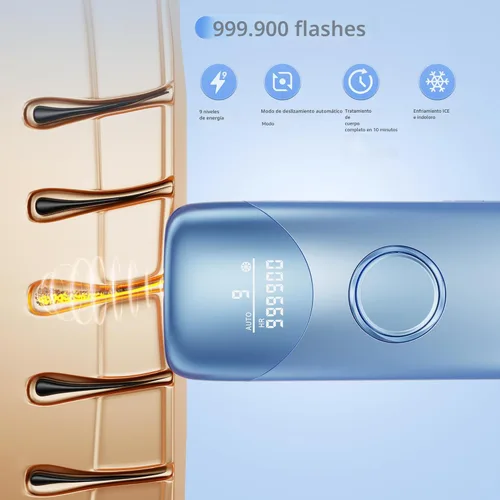 Miniatura 6 de Ubroo Depilación láser, dispositivo de depilación IPL con enfriamiento de hielo de 41.0 °F, depilación láser en casa para mujeres y hombres, uso