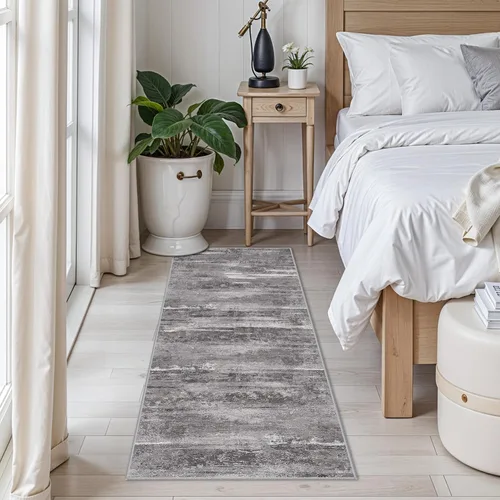 Miniatura 79 de Alfombra lavable para pasillo de 3 x 12 pulgadas, alfombras abstractas modernas con parte trasera antideslizante, alfombra ultra suave para cocina