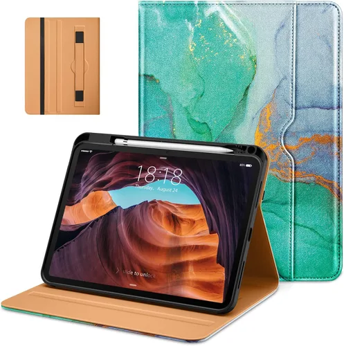 Miniatura 42 de DTTO Funda para iPad (A16) 11ª Generación de 11 Pulgadas 2025, Funda para iPad 10ª Generación de 10.9 Pulgadas 2022, Funda de Soporte Folio de Blanco