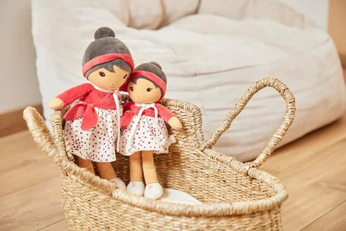 Miniatura 6 de Kaloo - Muñeca Tendresse, Emilie, mediana - Abrazarse con juguetes de peluche - Materiales ultrasuaves - Cinta personalizable, lavable a máquina