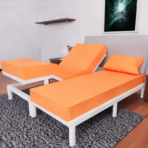 Miniatura 64 de Top Split King - Juego de sábanas para cama ajustable, 4 piezas con bolsillos profundos, sábanas de microfibra de doble cepillado, sábana bajera