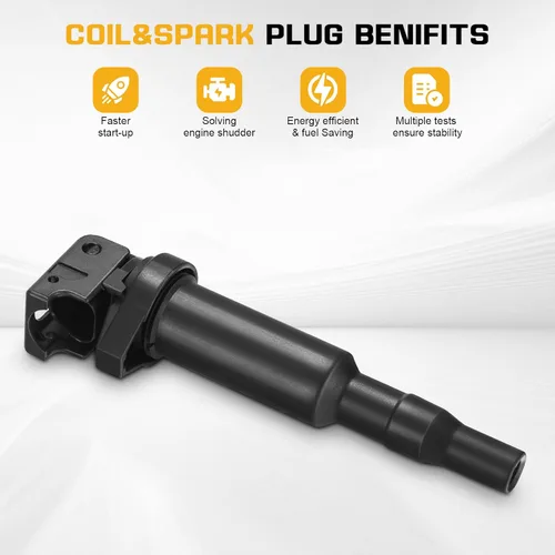 Miniatura 4 de QYL 6 bobinas de encendido compatibles con BMW 128i 135i 335i 325i 328i 330i M5 M6 525xi 528i 550i 750i N54 X3 X5 X6 Z4 4.4L 4.8L repuesto