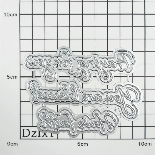 Miniatura 3 de DzIxY Palabras orando por ti Troqueles de corte de metal para hacer tarjetas, kit de papel de gofrado, troqueles, plantillas de máquina de álbumes 60