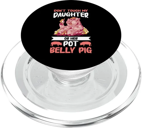 Miniatura 7 de Pot Belly Pig Parent Mini Pig Caretaker PopSockets Adhesive PopGrip
