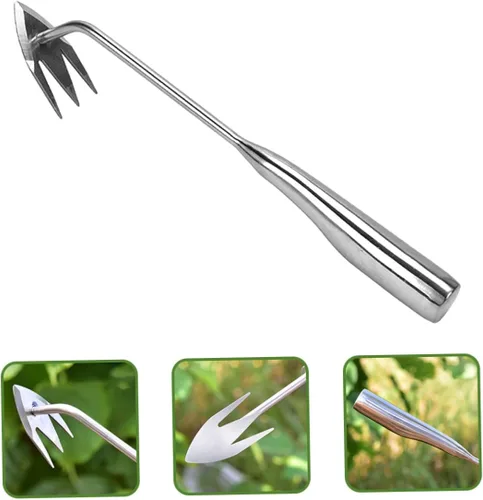 Miniatura 7 de HANABASS Herramienta de desbrozadora portátil, extractor de jardín multifunción para una fácil extracción de raíces y desarraigo, diseño ligero