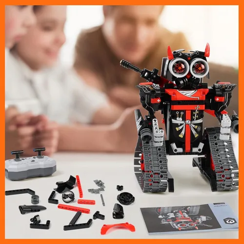 Miniatura 6 de GILI Robot Building - Kit de construcción con control remoto STEM para niños de 8 a 12 años, juguetes educativos 3 en 1 para niños de 6, 7, 8, 9