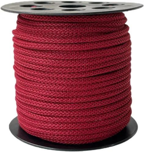 Miniatura 15 de Cuerda trenzada de macramé de 5/64 pulgadas de colores surtidos – Cuerda de poliéster hecha a mano de 100 yardas para hacer joyas, ganchillo, asa