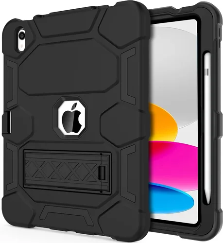 Miniatura 17 de CCMAO Funda para iPad de 6ª/5ª generación (9.7 pulgadas, 2018/2017), iPad Air de 2ª generación (2014) con soporte, funda protectora híbrida a prueba
