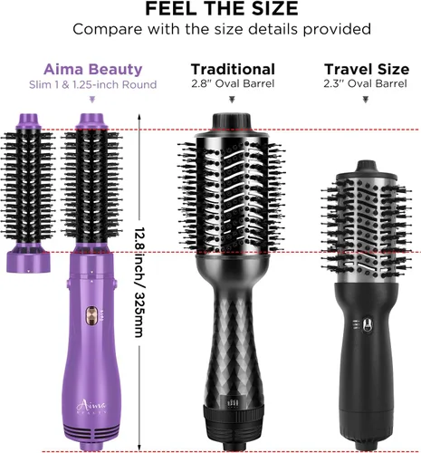 Miniatura 6 de Cepillo de Aire Caliente, Aima Beauty Salon Secador de Cabello y Voluminizador de Un Solo Paso, Cepillo Secador de Cabello 4 en 1, Herramientas