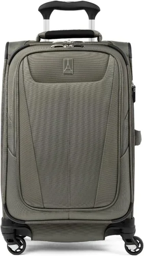 Miniatura 125 de Travelpro Maxlite 5 - Juego de 2 piezas de equipaje de mano de tela, expandibles con 4 ruedas giratorias, bolso blando para debajo del asiento, Negro