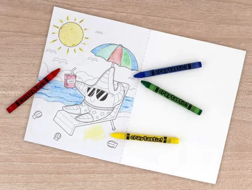 Miniatura 5 de Craytastic! Crayones a granel, 30 cajas individuales de 8 colores/paquete de clase – Tamaño completo, Premium