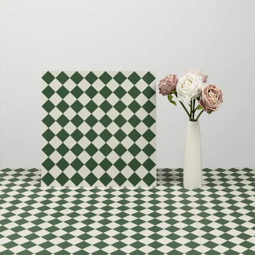 Miniatura 11 de Elffloor Azulejos de despegar y pegar: 10 piezas 11.8 * 11.8 pulgadas, autoadhesivos, impermeables, de vinilo para el suelo, adhesivo de baldosas
