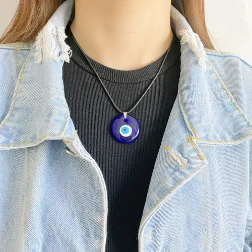 Miniatura 3 de choice of all Collar de mal de ojo para mujer, gargantilla dorada con protección contra el mal de ojo para niñas, collar de protección turca