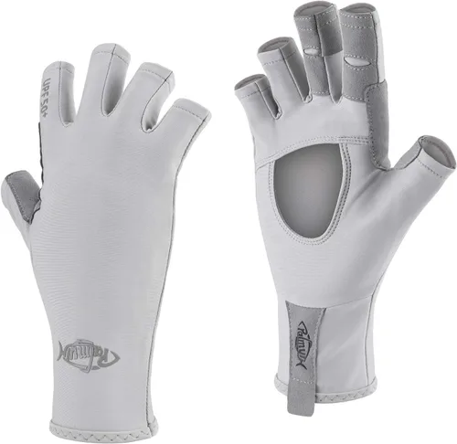 Miniatura 30 de Palmyth Guantes de pesca sin dedos con protección UV, UPF50+, guantes de sol para hombres y mujeres para kayak, senderismo, remo, conducción