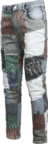 Miniatura 187 de Enrica Pantalones vaqueros estampados casuales para hombre
