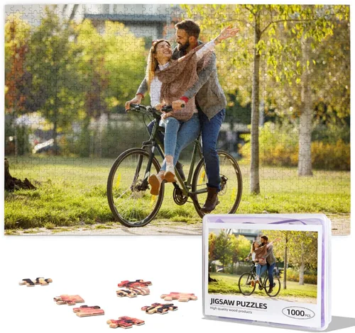 Rompecabezas personalizados a partir de fotos, rompecabezas personalizado de 300/500/1000 piezas, rompecabezas de madera personalizados para adultos