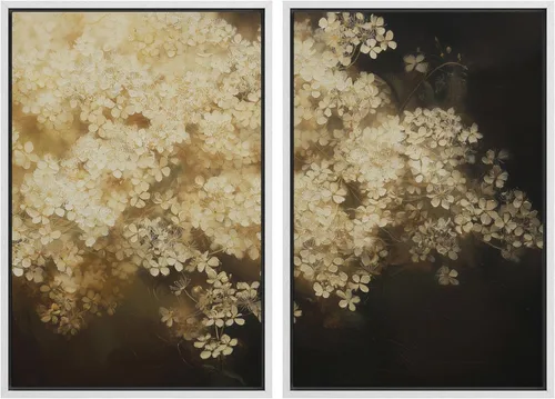 Miniatura 141 de MUDECOR Lienzo enmarcado para pared, bosque brumoso, reflejos, paisaje tranquilo, ilustraciones modernas, arte decorativo, bohemio, tranquilo/zen