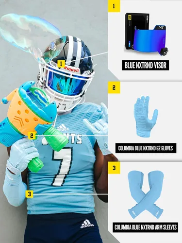 Miniatura 64 de Nxtrnd Air-TEK - Mangas de compresión para hombre, par de fútbol transpirable