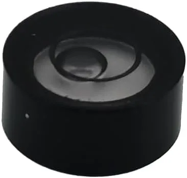 Miniatura 12 de Mini metal universal horizontal burbuja nivel de agua equilibrio nivel burbuja redondo 0.512x0.276 in (blanco plateado)
