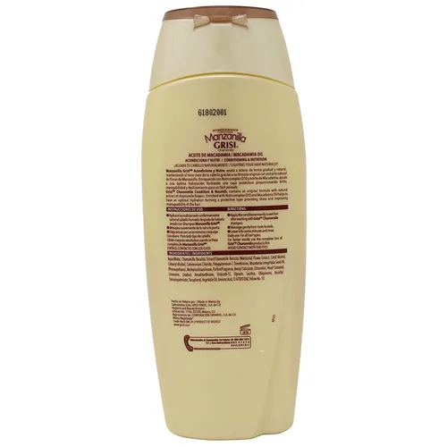Miniatura 4 de Grisi Acondicionador de Manzanilla, Acondicionador para el Cabello con Extracto de Manzanilla, Aclara Naturalmente tu Cabello mientras agregas