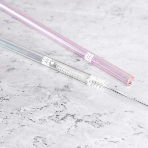 Miniatura 8 de ZWILLING Sorrento - Juego de 5 pajitas de cristal rectas, transparente