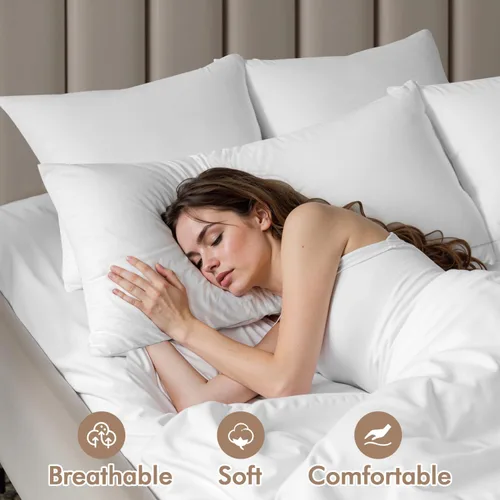 Miniatura 7 de MIULEE Almohada decorativa de 14 x 36 pulgadas con funda de algodón 100% rectangular para sofá