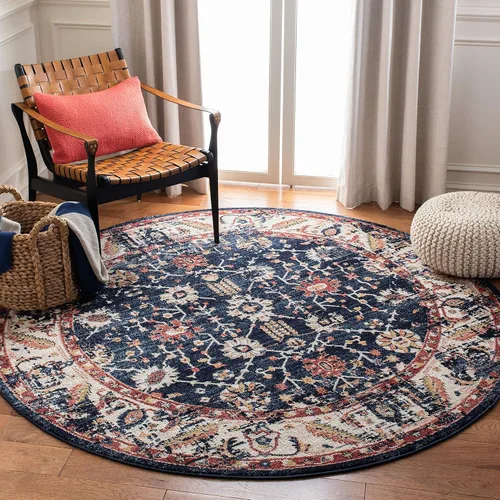 Miniatura 19 de SAFAVIEH Colección Charleston Alfombra de Acento - 2 pies x 5 pies, Gris & Gris Oscuro, Diseño Oriental con Efecto Desgastado, No Desprende Pelusa