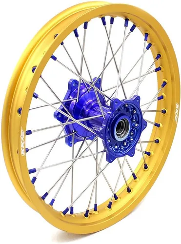 Miniatura 8 de KKE 1.6 x 21/2.15 x 18 ruedas de fundición de Enduro para YAMAHA YZ125 YZ250 1999-2026 YZ250F YZ450F 2003-2026 YZ250F WR250F WR450F 2026 borde dorado