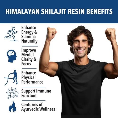 Miniatura 2 de Siba - Resina Shilajit pura del Himalaya para hombres y mujeres, triple purificada con más de 85 minerales traza y 70% ácido fúlvico para uso