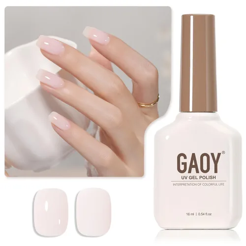 Miniatura 41 de GAOY - Esmalte de uñas de gel marrón, 16ml de esmalte de gel para quitar por remojo, curado con luz UV para arte de uñas, manicura DIY en casa, 2088