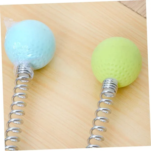 Miniatura 8 de COLLBATH 4 unids Masaje Bola Martillo Cuello Terapia Herramienta Stress Relax Varilla para Hombre Niños y Niñas Silicona Portátil Mango Telescópico