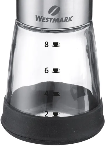Miniatura 6 de Westmark Brasilia Negro Molinillo de café ABS Cerámica Vidrio Acero Inoxidable