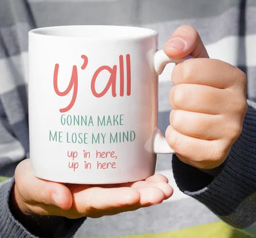 Miniatura 5 de Retreez Taza divertida – You All Y'all Gonna Make Me Lose My Mind - Tazas de café de cerámica de 11 onzas – Divertido, sarcasmo, sarcástico