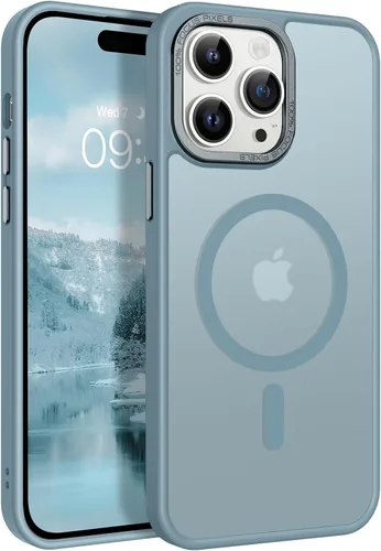Miniatura 15 de BENTOBEN Funda magnética para iPhone 14 Pro [compatible con Magsafe] translúcida mate 14 Pro, delgada, a prueba de golpes, para mujeres, hombres