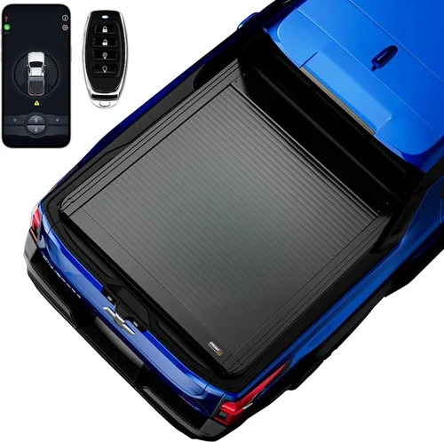 Miniatura 21 de ONINE Cubierta rígida retráctil Pull-Lock-Go para Ford Maverick 2022-2025 con caja de 4.6 pies (54.4 pulgadas), aluminio negro mate, compatible