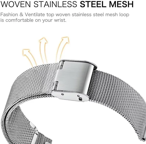 Miniatura 4 de Compatible con Redmi Watch 3 bandas, correa de repuesto de metal de acero inoxidable para Xiaomi Redmi Watch 3 Smart Watch Plateado