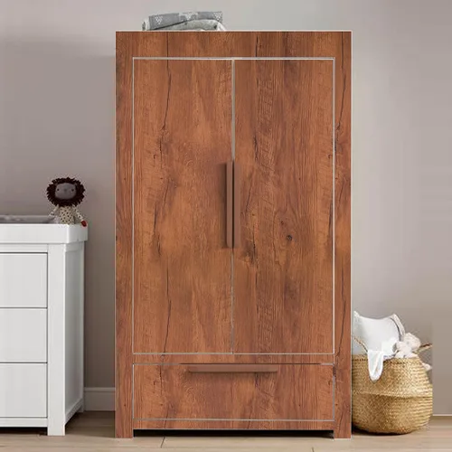 Miniatura 6 de Decoroom Papel de contacto de grano de madera para despegar y pegar 17.71"x118" Papel de pared de aspecto marrón de madera autoadhesivo Papel Rojo