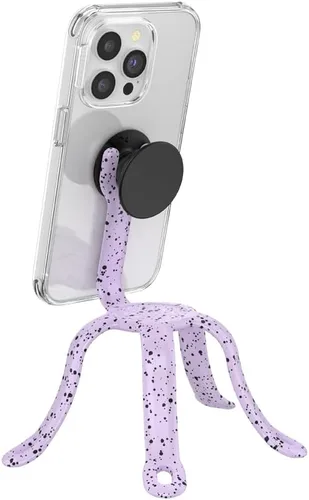 Miniatura 12 de PopSockets: Soporte y soporte flexible para teléfono, soporte de trípode para teléfono, soporte universal para dispositivo - rosa intenso Puesta