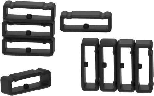 Miniatura 4 de Paquete de 6 correas compatibles con Suunto 9 y 9 baro/7/D5/Core/Traverse/Ambit 3 2 1/Spartan Sport Wrist HR Fastener anillo de silicona clips