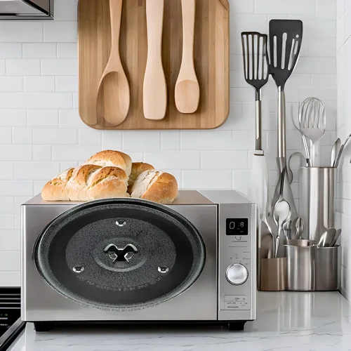 Miniatura 6 de Placa giratoria de microondas de 10-1/2 pulgadas (10.630 in), bandeja de cocina para microondas compatible con Hamilton Beach 252100500497 HB-P90D23