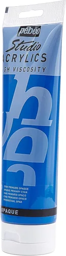 Miniatura 84 de PEBEO Studio Acrílicos de Alta Viscosidad, Acrílico Fino, 250 ml - Plata Iridiscente, 8.45 Fl Oz (Paquete de 1)