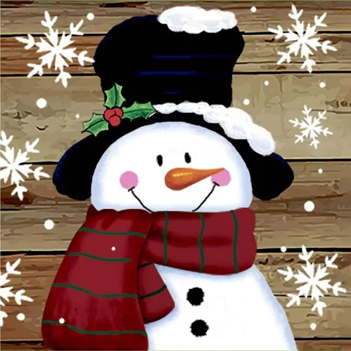 Miniatura 9 de RUIHA Kits de Pintura de Diamante de Navidad, Kit de Arte de Diamante de Invierno para Adultos, Pintura 5D de Camión con Diamante Taladro Completo