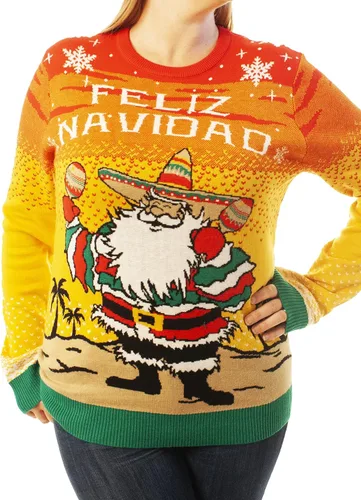 Miniatura 5 de Ugly Christmas Party - Suéteres llamativos de Navidad, unisex, suéter divertido de un reno