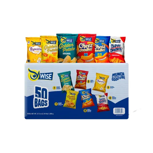Miniatura 13 de Wise Snacks BBQ Patatas fritas, 0.75 onzas (paquete de 40) – Asador crujiente y sabroso, sin gluten, sin OMG, papas fritas perfectas para fiestas